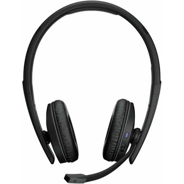 EOPS | Sennheiser Adapt 260 trådløst headset med mikrofon og polstrede ørepuder, isoleret på en hvid baggrund.