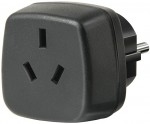 Brennenstuhl Travel Adapter Australia, China/earthed strømadapter og vekselret Sort 1 Brennenstuhl Travel Adapter Australia, China/earthed strømadapter og vekselret Sort