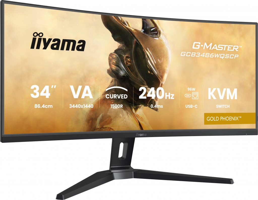 iiyama G-MASTER GCB3486WQSCP-B1 computerskærm 86,4 cm (34") 3440 x 1440 pixel UltraWide Quad HD Sort 5 iiyama G-MASTER GCB3486WQSCP-B1 computerskærm 86,4 cm (34") 3440 x 1440 pixel UltraWide Quad HD Sort - Billede 5