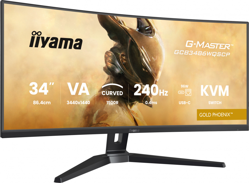 iiyama G-MASTER GCB3486WQSCP-B1 computerskærm 86,4 cm (34") 3440 x 1440 pixel UltraWide Quad HD Sort 6 iiyama G-MASTER GCB3486WQSCP-B1 computerskærm 86,4 cm (34") 3440 x 1440 pixel UltraWide Quad HD Sort - Billede 6