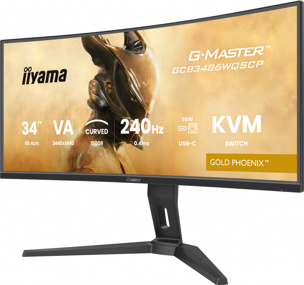 iiyama G-MASTER GCB3486WQSCP-B1 computerskærm 86,4 cm (34") 3440 x 1440 pixel UltraWide Quad HD Sort 7 iiyama G-MASTER GCB3486WQSCP-B1 computerskærm 86,4 cm (34") 3440 x 1440 pixel UltraWide Quad HD Sort - Billede 7