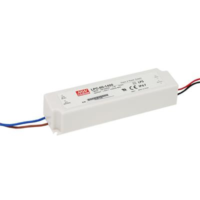 MEAN WELL LPC-60-1050 strømadapter og vekselret Indendørs 60 W Hvid 1 MEAN WELL LPC-60-1050 strømadapter og vekselret Indendørs 60 W Hvid