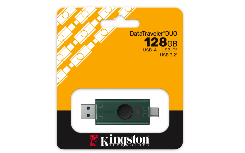 Kingston Technology DataTraveler 128 GB USB-A + USB-C 3.2 Gen 1 DuoG2 6 Kingston Technology DataTraveler 128 GB USB-A + USB-C 3.2 Gen 1 DuoG2 - Billede 6