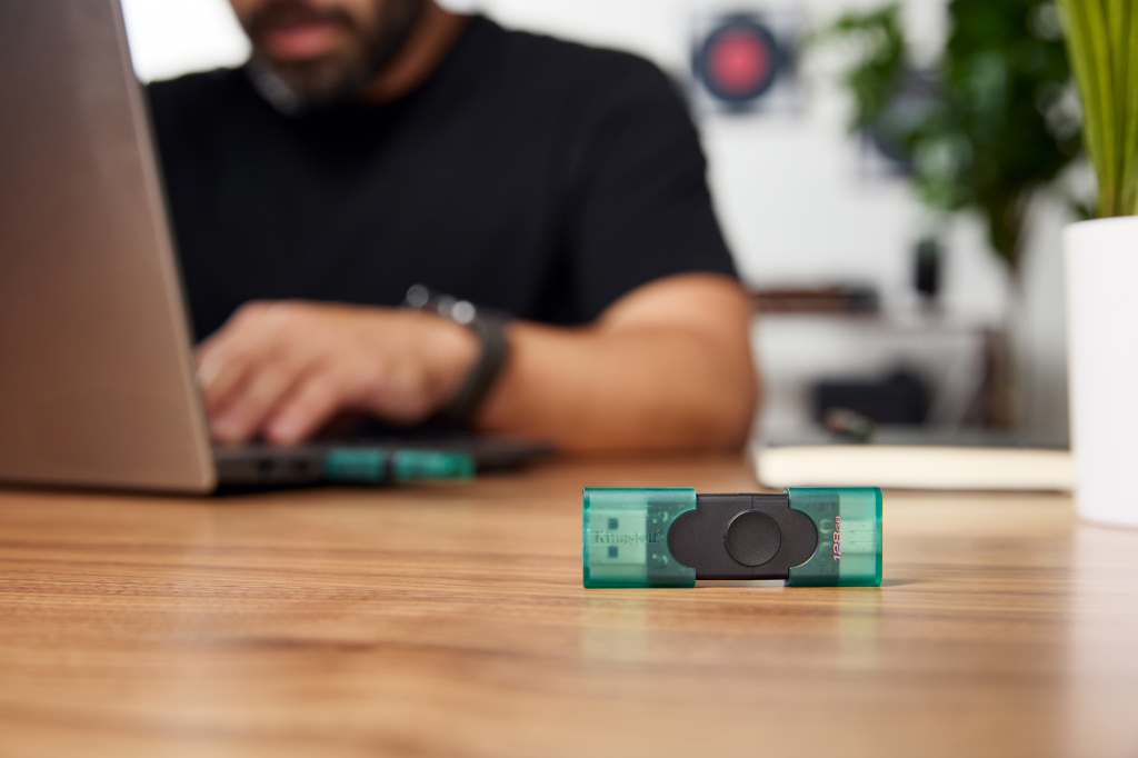 Kingston Technology DataTraveler 128 GB USB-A + USB-C 3.2 Gen 1 DuoG2 12 Kingston Technology DataTraveler 128 GB USB-A + USB-C 3.2 Gen 1 DuoG2 - Billede 12
