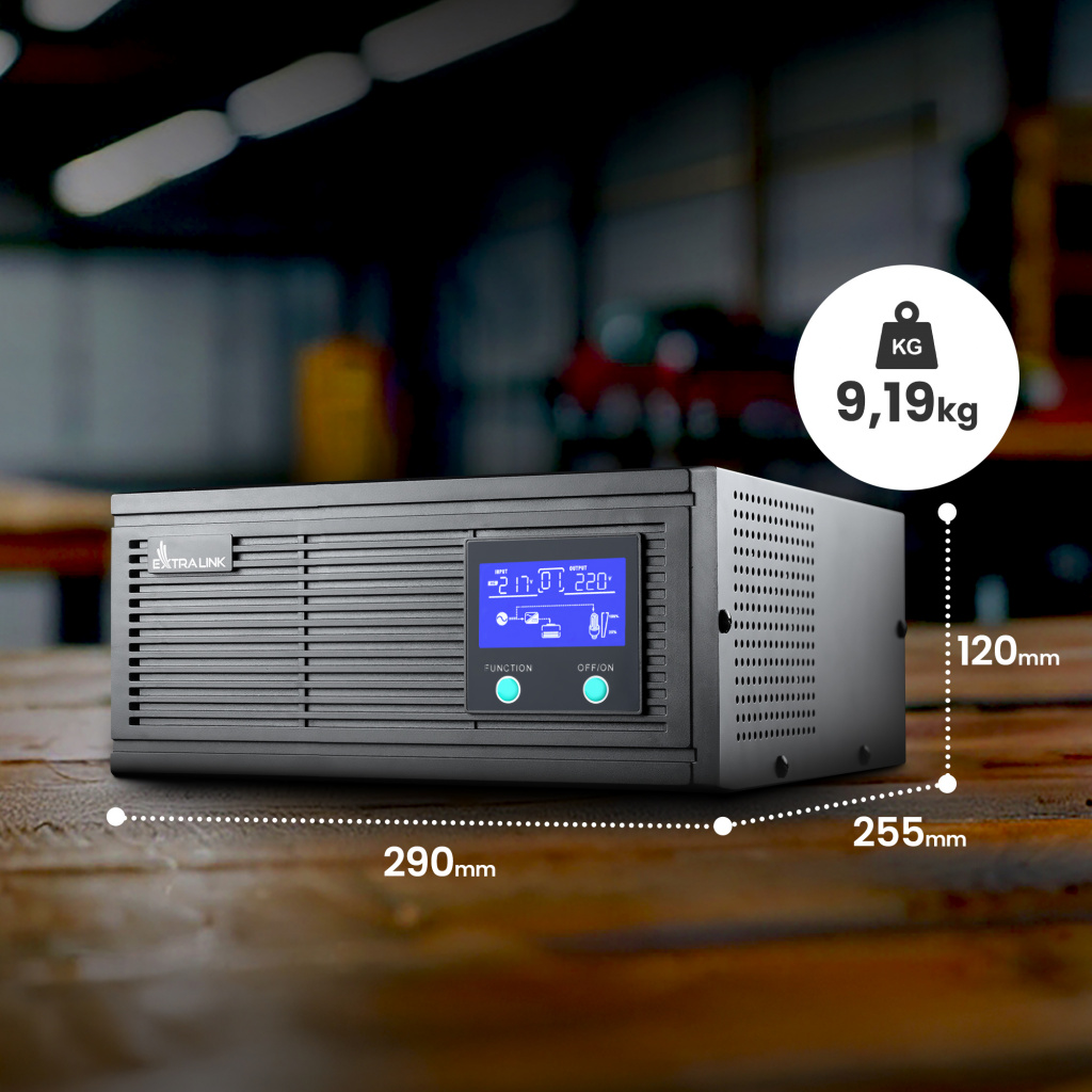 Extralink EX.31131 strømadapter og vekselret Automatisk 1200 W Sort 21 Extralink EX.31131 strømadapter og vekselret Automatisk 1200 W Sort - Billede 21