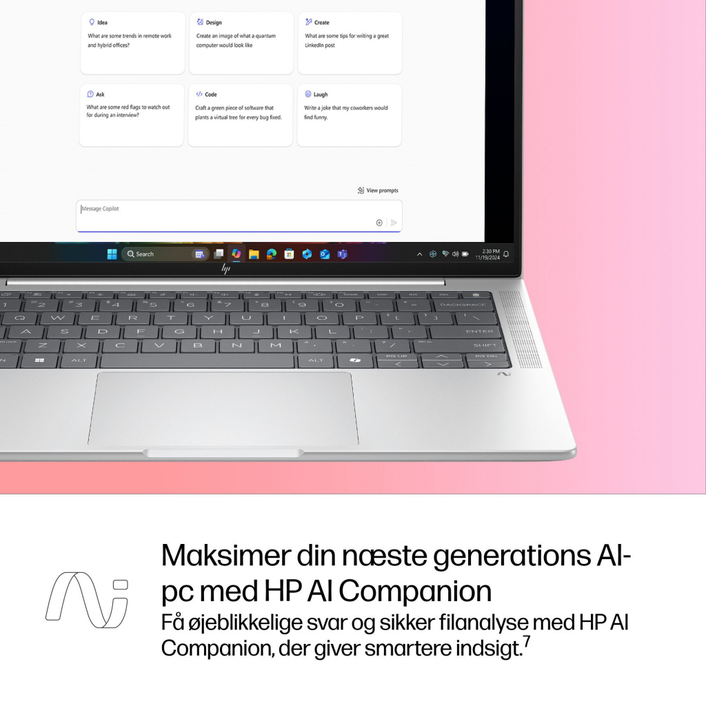 HP EliteBook X G1i Next Gen AI PC Copilot+ PC Intel Core Ultra 7 258V Laptop 35,6 cm (14") WUXGA 32 GB LPDDR5x-SDRAM 512 GB SSD 13 HP EliteBook X G1i Next Gen AI PC Copilot+ PC Intel Core Ultra 7 258V Laptop 35,6 cm (14") WUXGA 32 GB LPDDR5x-SDRAM 512 GB SSD - Billede 13