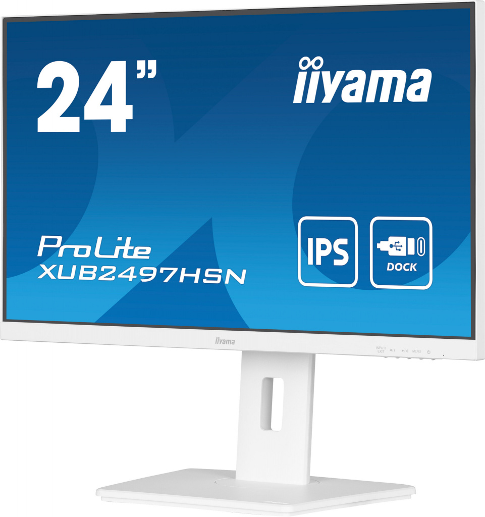 iiyama ProLite XUB2497HSN-W2 computerskærm 60,5 cm (23.8") 1920 x 1080 pixel Fuld HD LED Hvid 6 iiyama ProLite XUB2497HSN-W2 computerskærm 60,5 cm (23.8") 1920 x 1080 pixel Fuld HD LED Hvid - Billede 6
