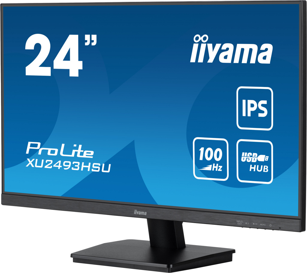 iiyama ProLite XU2493HSU-B7 computerskærm 60,5 cm (23.8") 1920 x 1080 pixel Fuld HD LED Sort 3 iiyama ProLite XU2493HSU-B7 computerskærm 60,5 cm (23.8") 1920 x 1080 pixel Fuld HD LED Sort - Billede 3