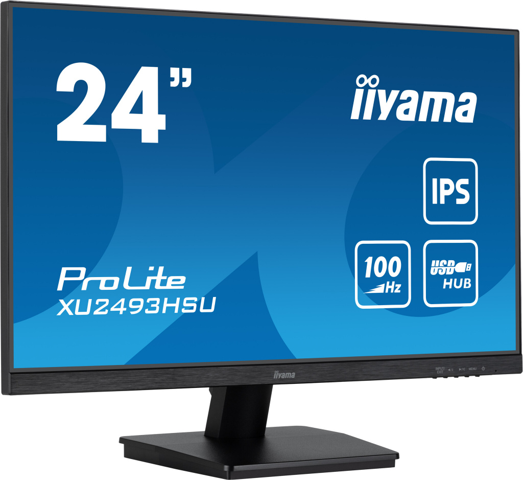 iiyama ProLite XU2493HSU-B7 computerskærm 60,5 cm (23.8") 1920 x 1080 pixel Fuld HD LED Sort 1 iiyama ProLite XU2493HSU-B7 computerskærm 60,5 cm (23.8") 1920 x 1080 pixel Fuld HD LED Sort
