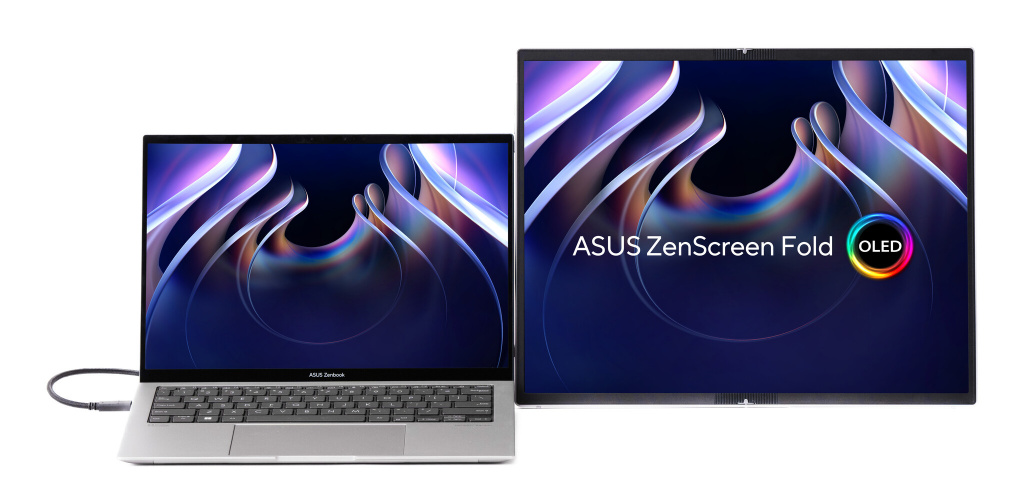 ASUS ZenScreen Fold OLED MQ17QH computerskærm 43,9 cm (17.3") 2560 x 1920 pixel Quad HD Sølv 3 ASUS ZenScreen Fold OLED MQ17QH computerskærm 43,9 cm (17.3") 2560 x 1920 pixel Quad HD Sølv - Billede 3