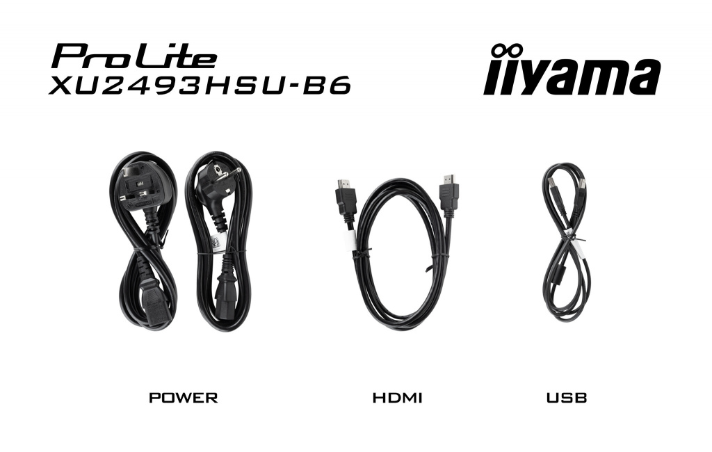 iiyama ProLite XU2493HSU-B7 computerskærm 60,5 cm (23.8") 1920 x 1080 pixel Fuld HD LED Sort 12 iiyama ProLite XU2493HSU-B7 computerskærm 60,5 cm (23.8") 1920 x 1080 pixel Fuld HD LED Sort - Billede 12