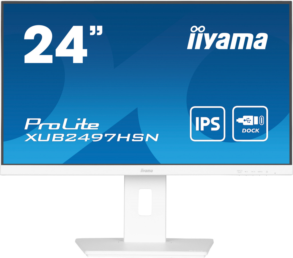 iiyama ProLite XUB2497HSN-W2 computerskærm 60,5 cm (23.8") 1920 x 1080 pixel Fuld HD LED Hvid 2 iiyama ProLite XUB2497HSN-W2 computerskærm 60,5 cm (23.8") 1920 x 1080 pixel Fuld HD LED Hvid - Billede 2