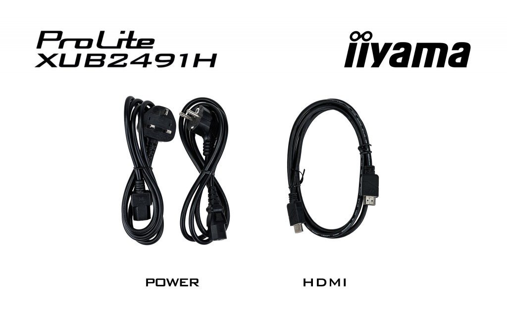 iiyama ProLite XUB2491H-B1 computerskærm 60,5 cm (23.8") 1920 x 1080 pixel Fuld HD LED Sort 10 iiyama ProLite XUB2491H-B1 computerskærm 60,5 cm (23.8") 1920 x 1080 pixel Fuld HD LED Sort - Billede 10